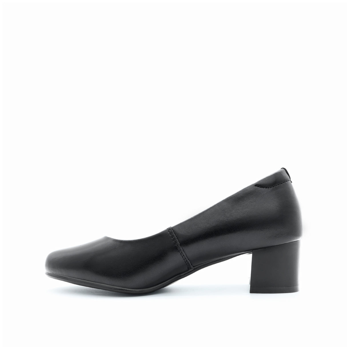 Serene Pump Women's Shoes - Black Coated Leather