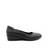 Tali Plain Toe Women's Shoes - Black Coated Leather Hush Puppies Philippines