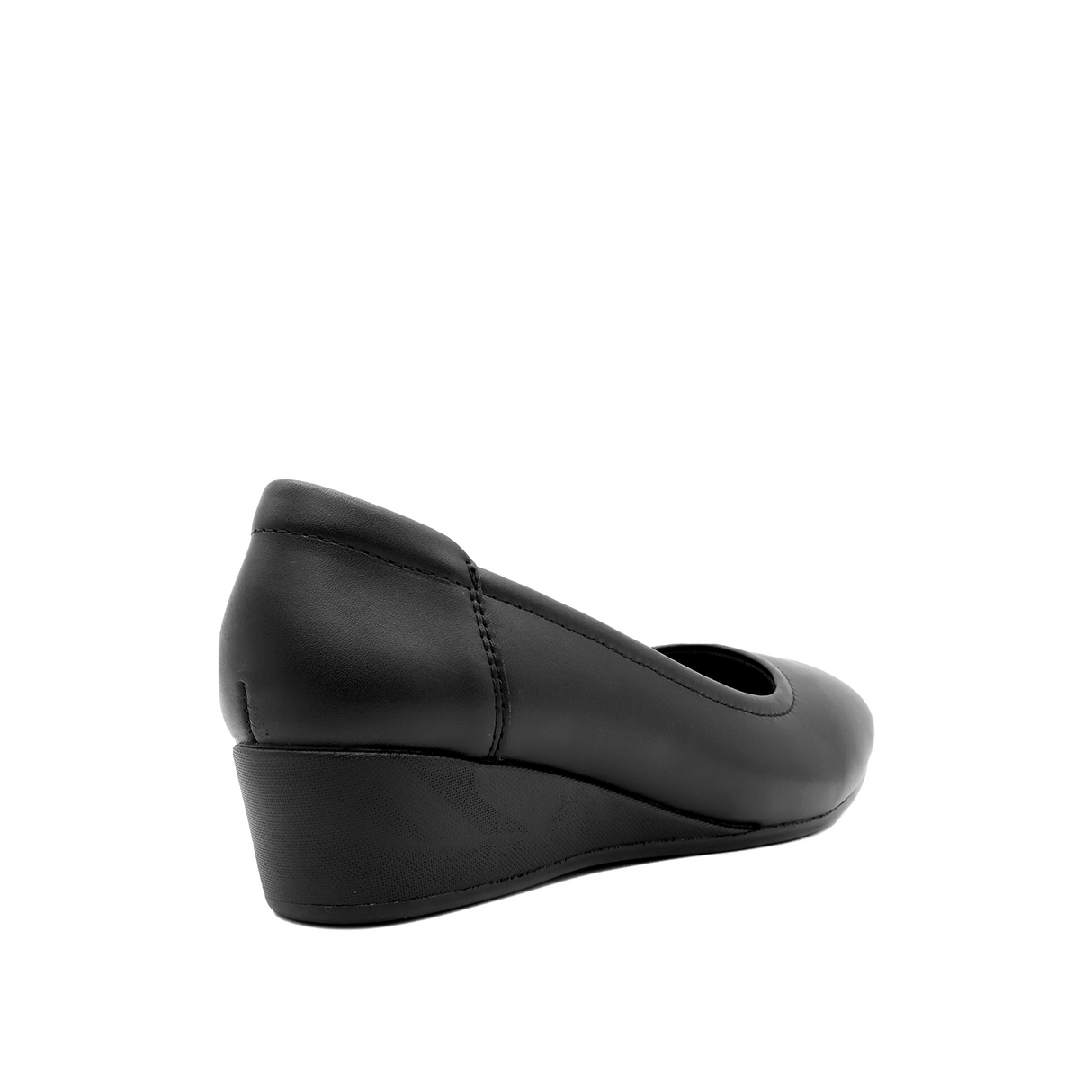 Tali Plain Toe Women's Shoes - Black Coated Leather Hush Puppies Philippines