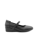 Tali Mary Jane Women's Shoes - Black Coated Leather Hush Puppies Philippines