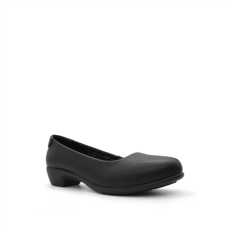 Solana Pump Women's Shoes - Black Coated Leather