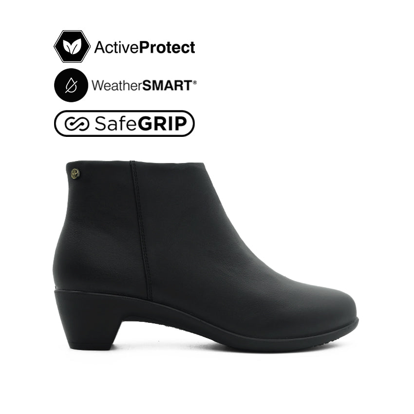 Discount on Hush Puppies  shoes - SKU: Freya Boots Women's Shoes - Black Leather