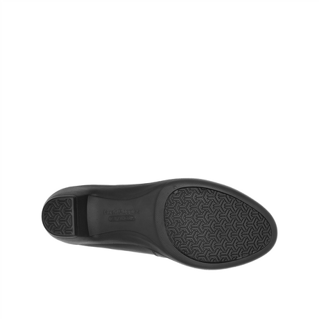 Solene Pump Women's Shoes - Black Coated Leather