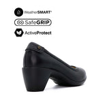 Femi Pump Women's Casual Shoes - Black Leather