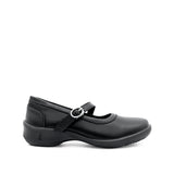 Stacey Mary Jane Women's Shoes - Black Coated Leather