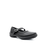 Stacey Mary Jane Women's Shoes - Black Coated Leather