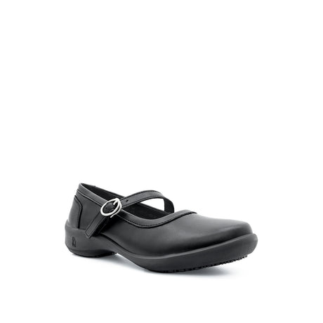 Stacey Mary Jane Women's Shoes - Black Coated Leather
