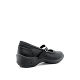 Stacey Mary Jane Women's Shoes - Black Coated Leather