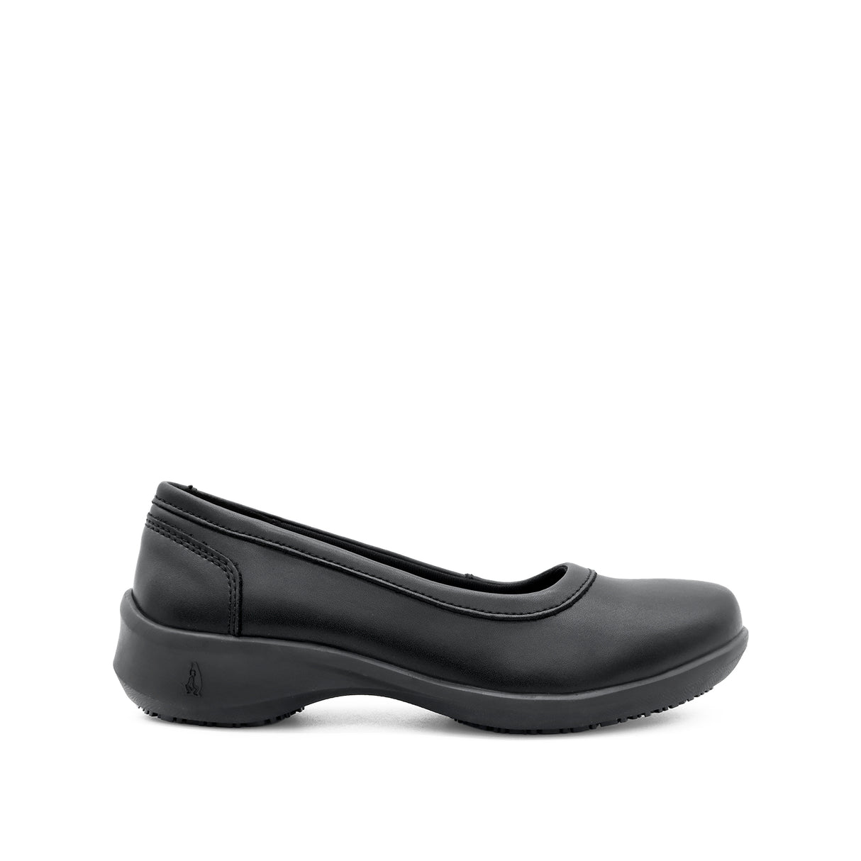 Stacey Slip On Women's Shoes - Black Coated Leather