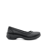 Stacey Slip On Women's Shoes - Black Coated Leather