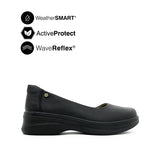 Fanni Slip On Women's Shoes - Black Leather WP