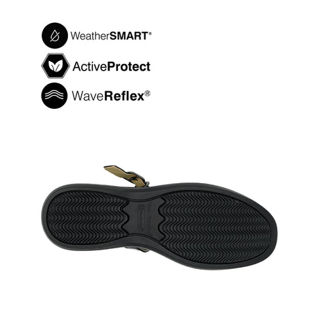 Fanni Mary Jane Women's Shoes - Black Leather Waterproof