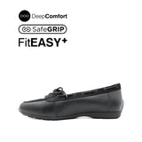 Nicollete Slip On Venetian Women's Shoes - Black Leather