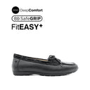 Nicollete Slip On Venetian Women's Shoes - Black Leather