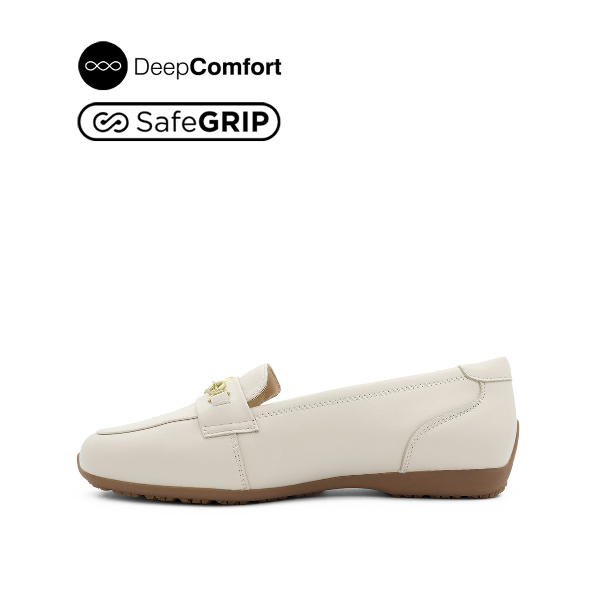 Nicollete Bit Women's Shoes - Cream Leather