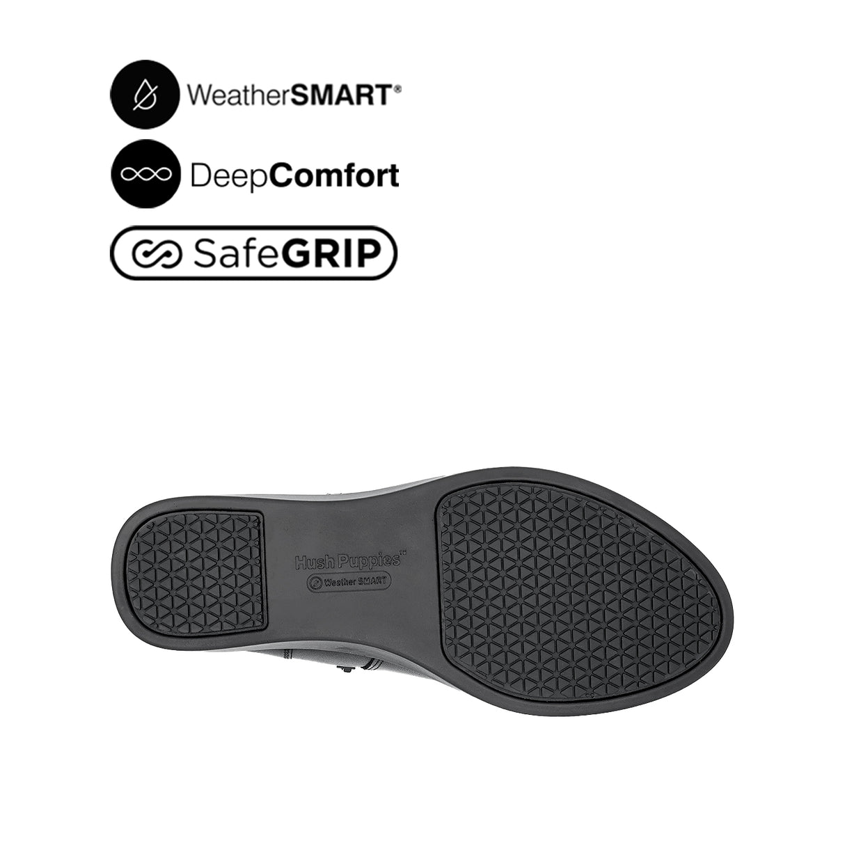 Paris Wedge Women's Boots - Black Leather