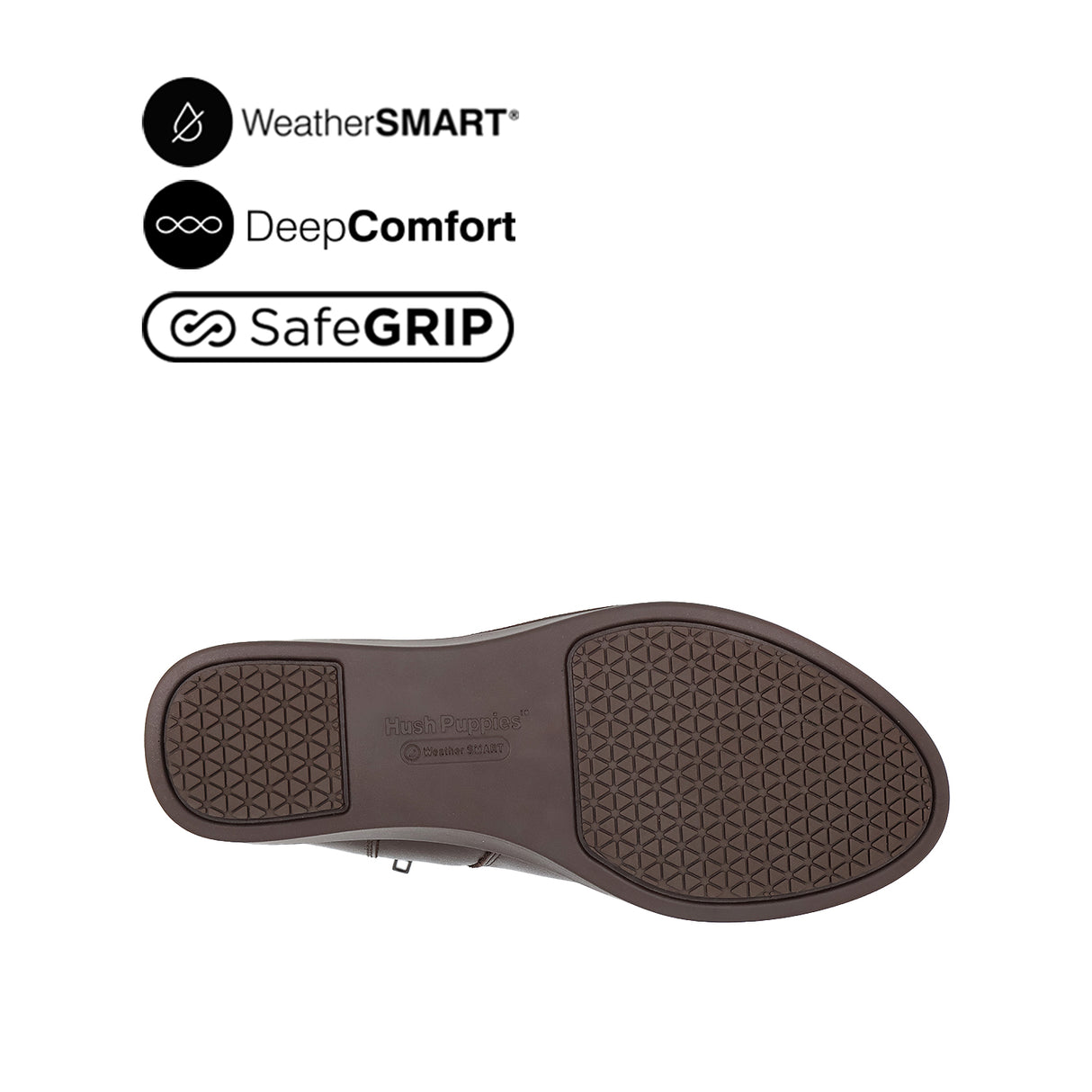 Paris Wedge Women's Boots - Brown Leather