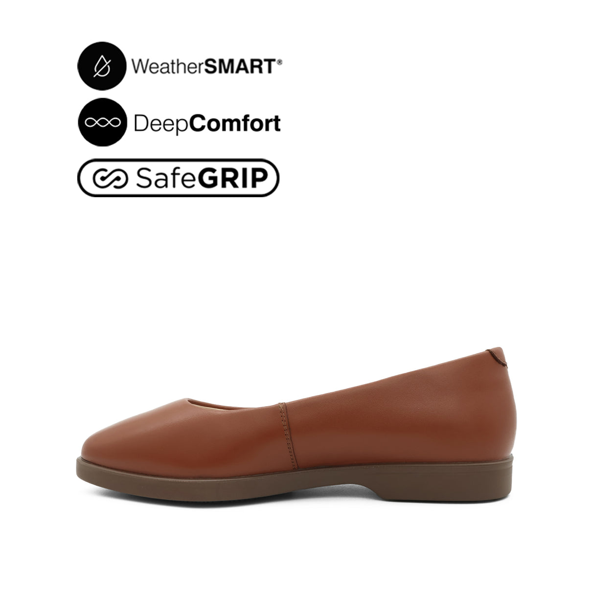 Raphaela SO Women's Shoes - Cognac Leather WP Hush Puppies Philippines