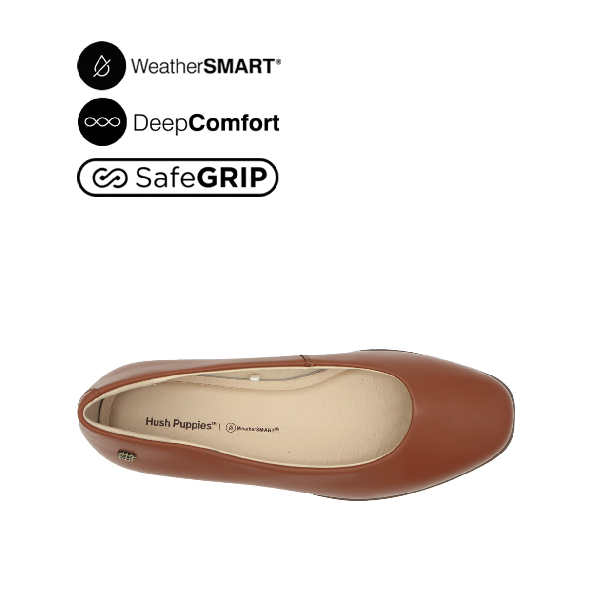 Raphaela SO Women's Shoes - Cognac Leather WP Hush Puppies Philippines