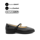 Raphaela MJ Women's Shoes - Black Leather WP Hush Puppies Philippines