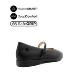 Raphaela MJ Women's Shoes - Black Leather WP Hush Puppies Philippines