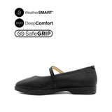 Raphaela MJ Women's Shoes - Black Leather WP Hush Puppies Philippines