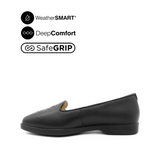 Raphaela Hefner Women's Shoes - Black Leather WP Hush Puppies Philippines