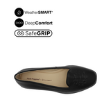Raphaela Hefner Women's Shoes - Black Leather WP Hush Puppies Philippines