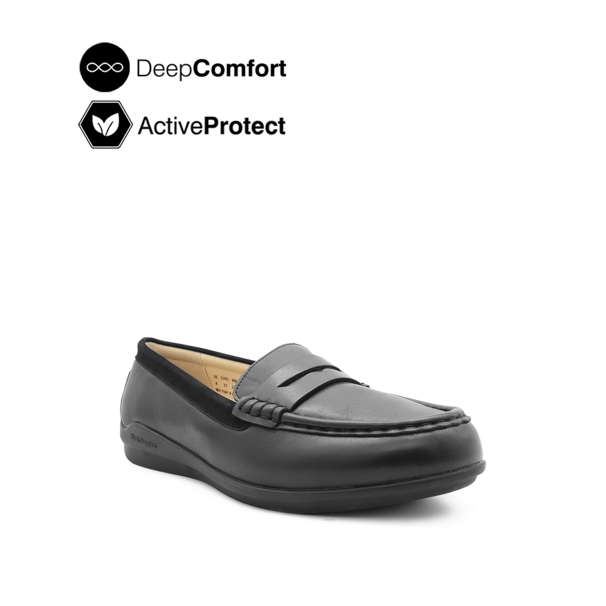 Rikki Penny Women's Shoes - Black Nubuck Hush Puppies Philippines
