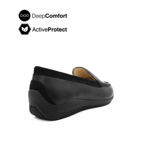 Rikki Venetian Women's Casual Shoes - Black Nubuck Hush Puppies Philippines