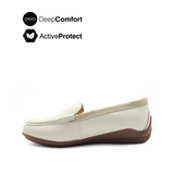 Rikki Penny Women's Shoes - Cream Nubuck Hush Puppies Philippines