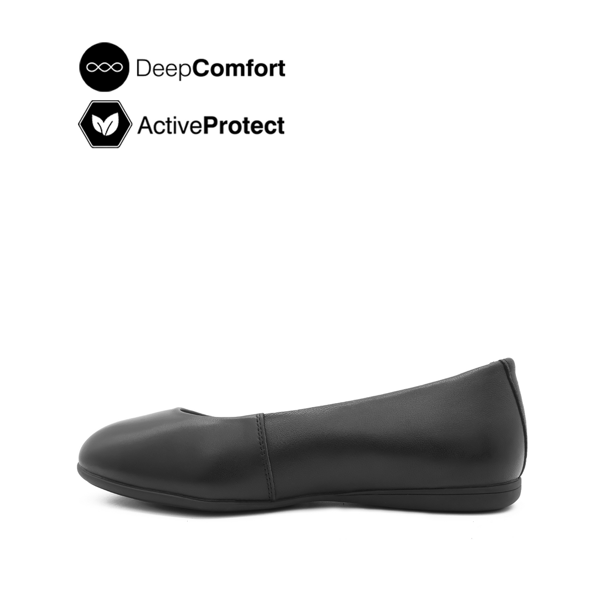 Ruby Slip On PT Women's Shoes - Black Leather Hush Puppies Philippines