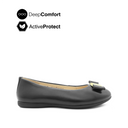Ruby Ornament Women's Shoes - Black Leather Hush Puppies Philippines