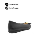 Ruby Ornament Women's Shoes - Black Leather Hush Puppies Philippines