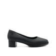 Tia Plain Toe Women's Shoes - Black Coated Leather Hush Puppies Philippines