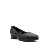 Tia Plain Toe Women's Shoes - Black Coated Leather Hush Puppies Philippines