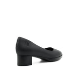 Tia Plain Toe Women's Shoes - Black Coated Leather Hush Puppies Philippines