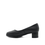 Tia Plain Toe Women's Shoes - Black Coated Leather Hush Puppies Philippines