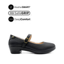 Sadie Pump Mary Jane Women's Shoes - Black Leather Waterproof