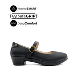 Sadie Pump Mary Jane Women's Shoes - Black Leather Waterproof