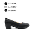 Sally Pump Women's Shoes - Black Leather Waterproof Hush Puppies Philippines