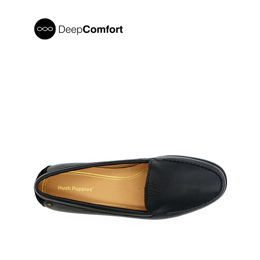 Courtney Venetian Women's Shoes - Black Leather