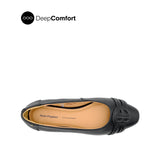 Noreen Medallion Women's Shoes - Black Leather