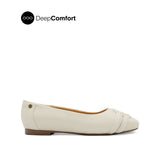 Noreen Medallion Women's Shoes - Vanila Tan Leather