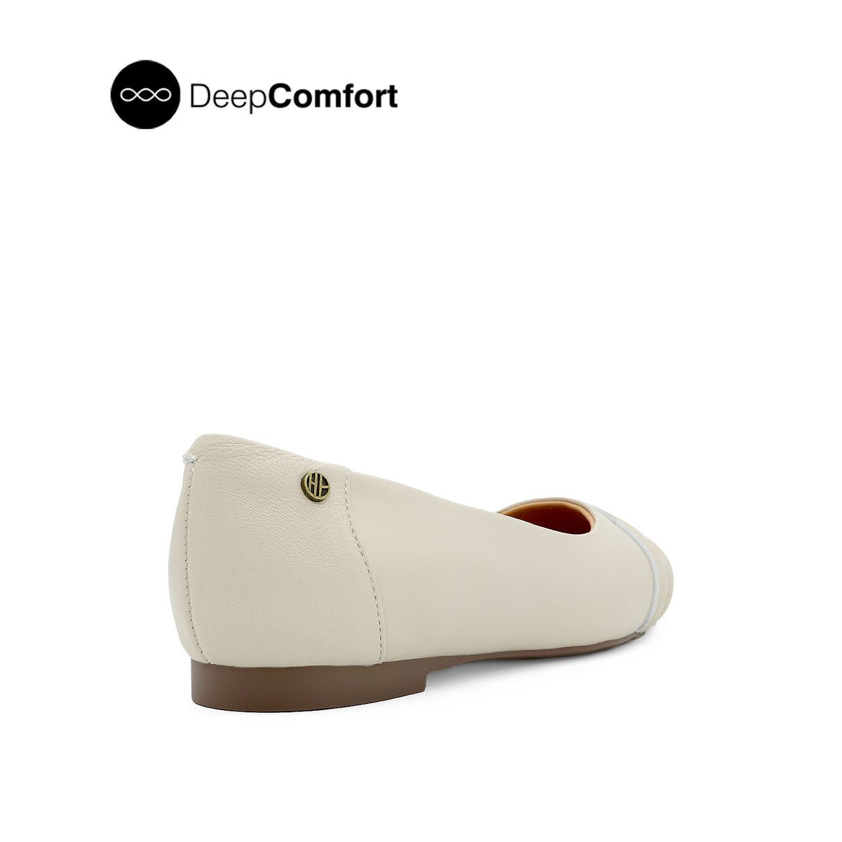 Noreen Medallion Women's Shoes - Vanila Tan Leather