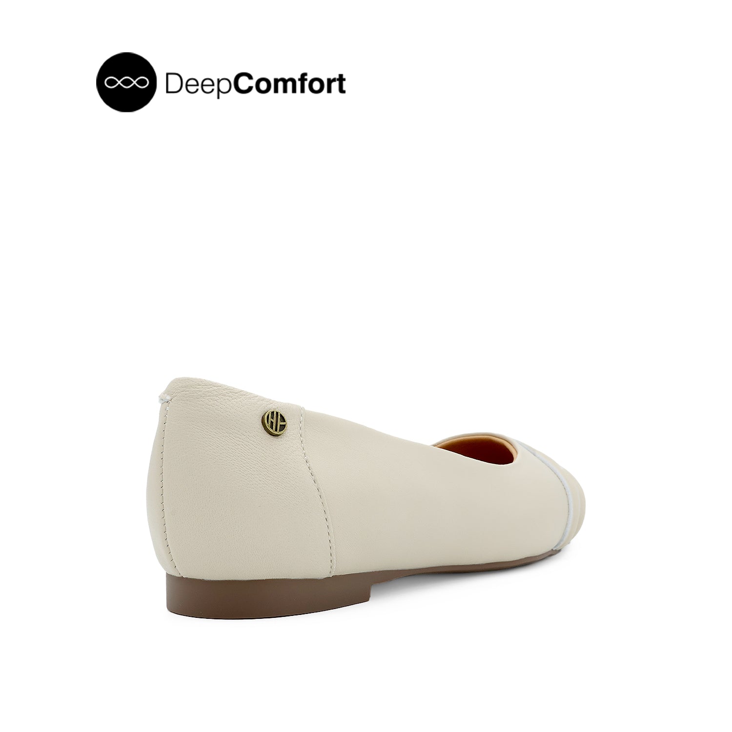 Noreen Medallion Women's Shoes - Vanila Tan Leather