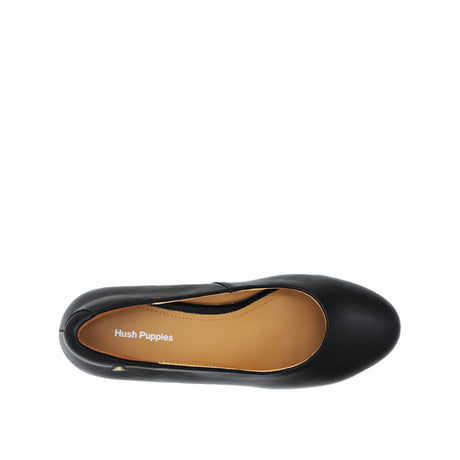 Macy Pump Women's Shoes - Black Leather