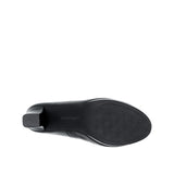 Macy Pump Women's Sandals - Black Leather