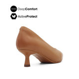 Miles Pump Women's Shoes - Camel Leather