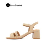 Noelle Backstrap Women's Sandals - Blush Leather